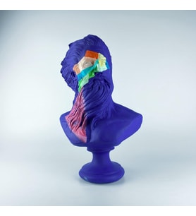 Poseidon 'Patchwork' Dekoratif Heykel, Pop Art Roma Yunan Heykelleri