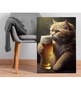 BK Gift  Beer Tasarımlı Kanvas Tablo-1 Ev Dekorasyonu, Ev Hediyesi