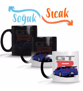 Nissan Skyline Sihirli Kupa Bardak Porselen