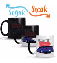 Nissan Skyline Sihirli Kupa Bardak Porselen