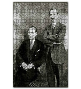 Cakapuzzle Mustafa Kemal İsmet İnönü Puzzle Yapboz MDF (Ahşap) (120 Parça)