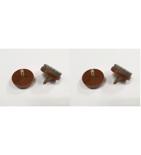 Sandalye Koltuk Keçesi Vidalı 20 Mm. - 24 Adet