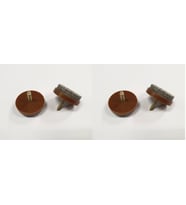 Sandalye Koltuk Keçesi Vidalı 20 Mm. - 24 Adet