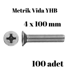 Metrik Vida Civata Yhb 4x100 100'lü Paket