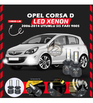 Opel Corsa D 2006-2014 Sis Farı Uyumlu Şimşek Etkili Led Xenon Premium Series H9005