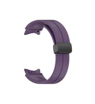 Samsung Galaxy Watch 4 Classic 42mm Uyumlu Kordon Silikon Metal Mıknatıslı Toka Zore KRD-84 Kayış