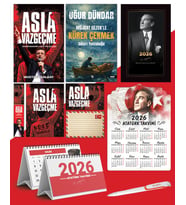 Asla Vazgeçme - Ayraç - Kartpostal - Poster - Müjdat Gezenle Kürek Çekmek -  2026 Ajanda İstikbal - İstikbal Ahşap Duvar Takvimi - Masa Takvimi