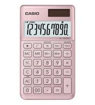Casio SL-1000SC-PK Cep Tipi 10 Hane Pembe Hesap Makinesi