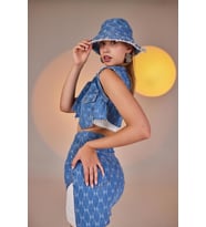 Markano H Print Bucket Şapka Mavi