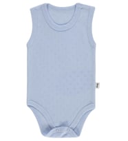 Civil Baby Jakarlı 3-36 Ay Çıtçıtlı Badi - Kahve