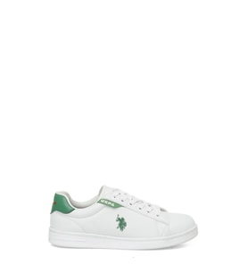 U.S. Polo Assn. COSTA WMN 4PR 101894701 Kadın Sneaker Ayakkabı Beyaz Yeşil 36-40 (Beyaz - Yeşil)