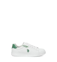 U.S. Polo Assn. COSTA WMN 4PR 101894701 Kadın Sneaker Ayakkabı Beyaz Yeşil 36-40 (Beyaz - Yeşil)