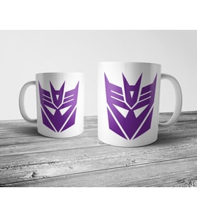 Pixxa Decepticon Logosu - Transformers Kupa Bardak Model 1