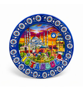 İstanbul Temalı Seramik Magnet