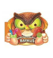 Şekilli Hayvanlar Serisi Baykuş Parıltı Yayınları