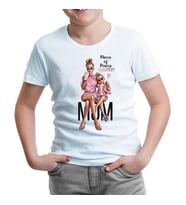 Mama of Drama Anneler Günü Beyaz Çocuk Tshirt
