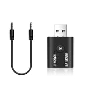 RX TX Bluetooth Dongle Araç Oto Müzik USB Ses Alıcısı Aux Kiti