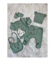 Bear Minimal Taş 5'li Yenidoğan Hastane (Yeşil)