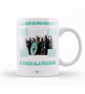 Vikings Lagertha Kupa Bardak Porselen