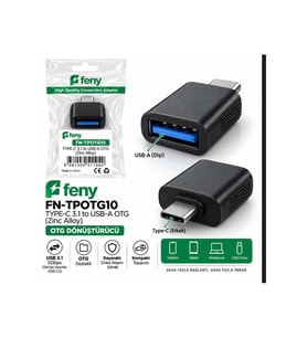 Feny FN-TPOTG10 Type-c 3.1 To Usb-A Çinko Alışımlı Çevirici