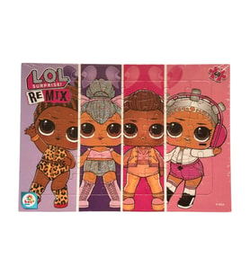 Laço Kids Lol 48 Parça Frame Puzzle Lol7597