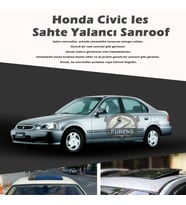 Honda İes Parlak Siyah Yalancı Çakma Sahte Sunroof