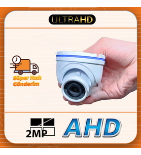 2 MP 1080 AHD ARAÇ KAMERASI 12 LED MİNİ DOME
