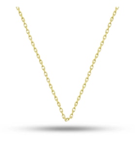 Gümüş Gold 0.30 Mikron 45 Cm Forse Kadın Zincir