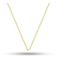 Gümüş Gold 0.30 Mikron 45 Cm Forse Kadın Zincir
