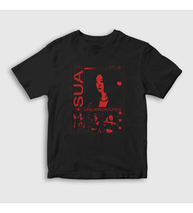 Presmono Unisex Çocuk Siyah Sua K Pop Dreamcatcher T-Shirt 482329tt
