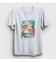Presmono Unisex Beyaz Lost In Paradise V2 Jujutsu Kaisen T-Shirt 351907tt