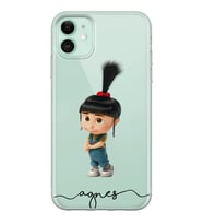 Apple Agnes Tasarımlı Şeffaf Telefon Kılıfı