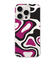 PrintiFy Apple iPhone 15 Pro Uyumlu Renkli Desen Tasarımlı Slim Fit Şeffaf Silikon Kılıf