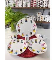 TEBAK COLLECTİON 6 parça DİSNEY PRENSESLER MODEL ÇOCUK YEMEK TAKIMI BESLENME SETİ