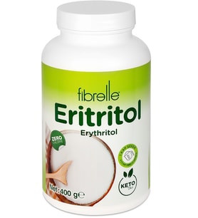 Fibrelle Eritritol 400 g Şişe Keto / Ketojenik / Vegan diyete uygundur.