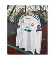 R.Madridd 2018 Kiev Şampiyonlar Ligi Finali Cristiano Ronaldo Forması (Beyaz)