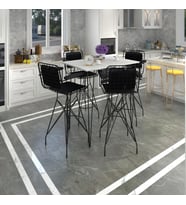 Knsz masa sandalye takımı hem105zengin byzsyh 130*070 4 sandalye syhsyh kolçaklı sırt minderli