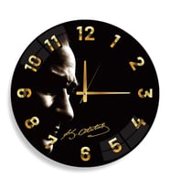 Atatürk Cam Saat - 40 cm