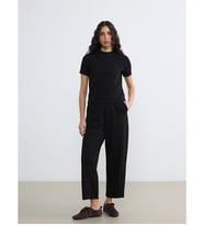 LCW Modest Siyah Beli Lastikli Soft Touch Kadın Eşofman Altı