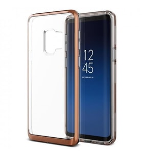 VRS Design Galaxy S9 ile Uyumlu Crystal Bumper Kılıf Blush Gold