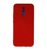 Huawei Mate 20 Lite Kılıf Nano İçi Kadife Silikon - Kırmızı