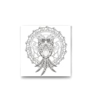 DBSanatevi Mandala Baykuş Tablo 60 X 60 Cm