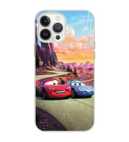 Iphone 12 PRO Uyumlu Şimşek Mcqueen Tasarımlı Şeffaf Telefon Kılıfı