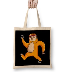 Funny Sloth Running & Sweating Headband Athlete Bez Çanta Uzun Saplı