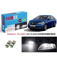Renault Taliant LED Plaka Aydınlatma Ampul Seti FEMEX Parlak Beyaz