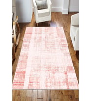 Dijital Kaymaz Taban Yıkanabilir Salon Halısı Mutfak Halısı Koridor Halısı Yolluk ND-HS-471 (Pembe)