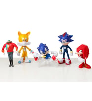 Sonic Boom Werehog Doctor Eggman Miles Tails Sonic Hedgehog Knuckles 5li Karakter Figür Oyuncak Seti