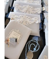 MARKA TASARIM YASİN KİTABI VE TESBİH (10 SET) (Mavi)