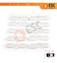 Seat Toledo Skoda Rapid 2013-2019 5JA837461 5JA837462 İçin 10 Adet Ön Cam Kriko Plastiği Ayak Klipsi