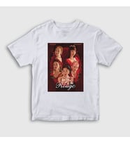 Presmono Unisex Çocuk Beyaz La Rouge K-Pop Red Velvet T-Shirt 276649tt